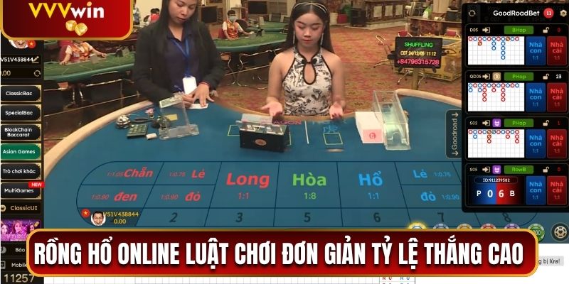 Rồng Hổ Online - Siêu Phẩm Đáng Trải Nghiệm 2025 Tại VVVwin 2 Rồng Hổ Online có luật chơi đơn giản tỷ lệ thắng cao